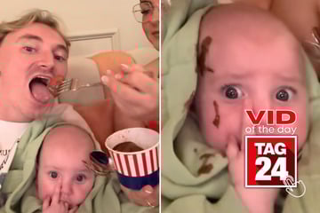 viral videos: Viral Video of the Day for October 9, 2025: Baby shocked by hilarious chocolate mishap!