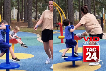 Viral Video of the Day for June 16, 2024: Kids twirl a little too hard on park playground!