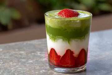 Erdbeer Matcha Latte: Der neue Trend-Drink für alle Matcha-Fans!