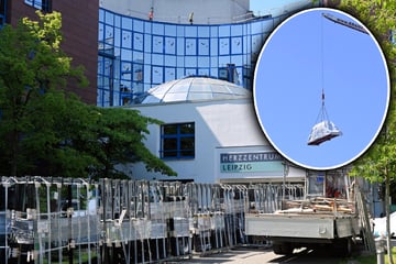 Leipzig: Krankenhaus oder Flachglaswerk: Was ist denn am Eingang des Herzzentrums Leipzig los?