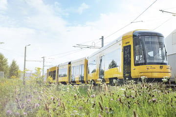 Watch out!  Dresden's big tram starts its test operation