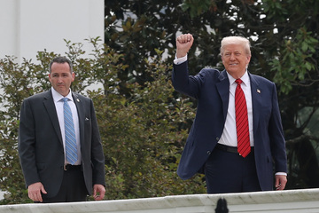 Trump jokes about installing nuclear missiles on White House roof