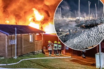 Feuerinferno im Erzgebirge: Zahlreiche Bungalows abgefackelt!
