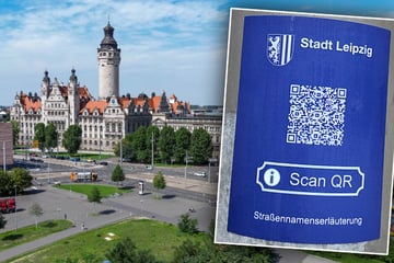 Leipzig: Mysteriöse QR-Codes an Straßenschildern in Leipzig: Das hat es damit auf sich