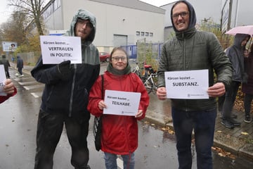 Chemnitz: Kindern fordern ihre Rechte: Straßensperrung in Chemnitz