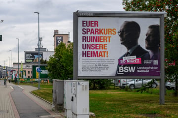 Nanu, ist schon wieder Wahl? BSW plakatiert in Chemnitz