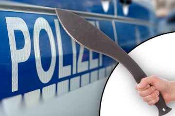 Chemnitz: Irrer Party-Streit in Chemnitzer Wohnhaus: Männer bedrohen sich mit Machete