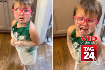 Viral Video of the Day for October 14, 2024: Mom discovers toddler's chaotic flour mess