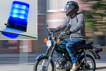 Verfolgungsjagd durch Leipzig: Getuntes Moped flüchtet mit über 90 km/h vor Verkehrskontrolle