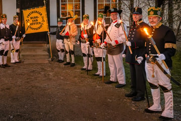 Kumpel stehen in Freiberg Spalier - Das ist der Grund