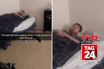 Viral Video of the Day for November 30, 2023: Man's "singing" turns out to be hilarious snoring episode!