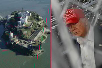 Trump boasts about Alcatraz prison renovation: "Surrounded by sharks"