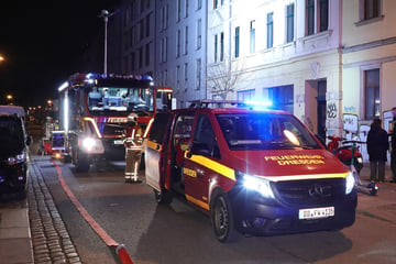 Dresden: Feuer im Hechtviertel: Zwei Personen verletzt