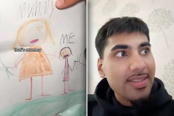 Bruder ist entsetzt, wen kleine Schwester (7) noch auf Bild gemalt hat: Prompt folgt nächster Schock