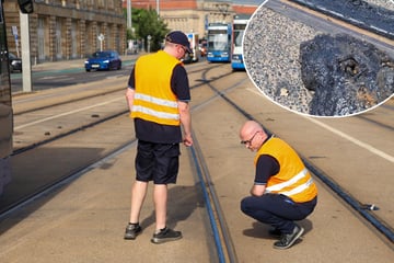 Leipzig: Drastische Maßnahme wegen Hitze: LVB stellen Tram-Betrieb bis in die Nacht zu Montag ein