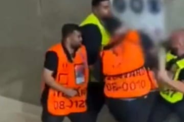 Krasses Video aufgetaucht: Fan von EM-Ordnern verprügelt