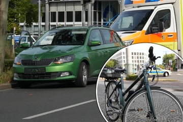 Prager Straße kurzzeitig gesperrt: Skoda kollidiert mit Radfahrerin