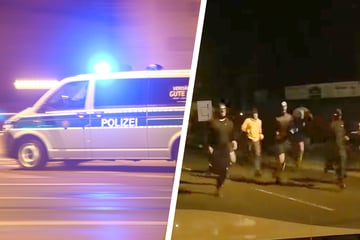 Dynamo-Fans auf der Flucht! Video zeigt mutmaßliche Angreifer nach Überfall auf Union-Anhänger