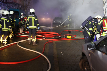Leipzig: Nächtlicher Feuerwehreinsatz in Leipzig-Connewitz