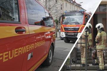 Dresden: Löbtauer Küche steht in Flammen - Familie von Feuerwehr gerettet!