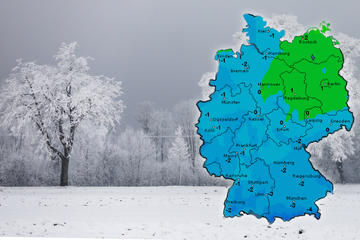 Neuschnee und Glätte bestimmen das Winterwetter in Deutschland