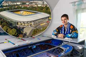 XXL-Projekt: Eislöwen-Fan will jetzt das Dynamo-Stadion nachbauen