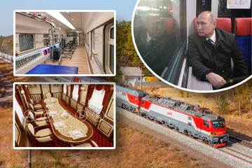 Das ist Putins Luxus-Zug: Bilder zeigen den rollenden Palast von innen