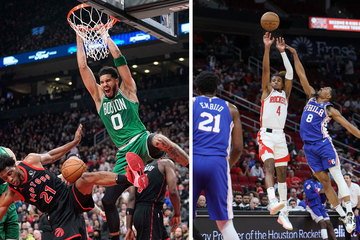 NBA roundup: Celtics improve league-leading record, Harden struggles in return