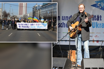 Leipzig: Manifestación por la paz en Leipzig: miles toman las calles, el alcalde Jung canta una canción contra la guerra