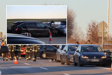 Unfall A72: Mehrere Auffahrunfälle sorgen für kilometerlangen Stau auf A72