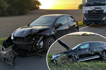Unfall auf B6: Lkw kracht mit zwei Autos zusammen - Eine Schwerverletzte!