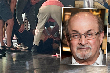 Messerattacke bei auf offener Bühne: Autor Salman Rushdie am Hals verletzt