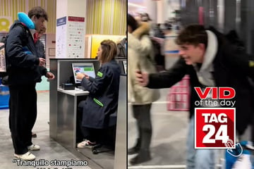 Viral Video of the Day for January 13, 2025: Guy pranks brother with oversized boarding pass at airport