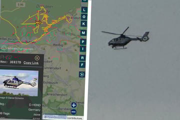 Hubschrauber kreist über der Heide: Polizei sucht aus der Luft