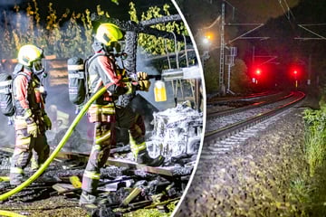 Jugendliche zündeln mit Pyrotechnik und legen Bahnverkehr lahm!
