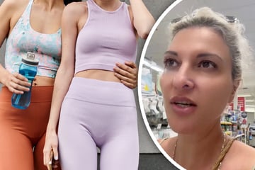 Frauen in engem Sportzeug lassen Poppy ausflippen: "Hallo, kannst du die Form meiner Vagina sehen?"