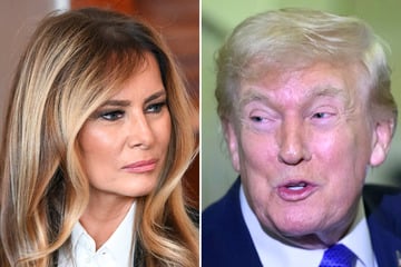 Trump gives coy response when asked how he and Melania spent Valentine's Day: "Better not tell you that!"