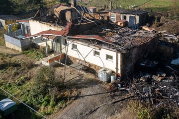 Sachsen: Wohnhaus und Scheune in Flammen aufgegangen