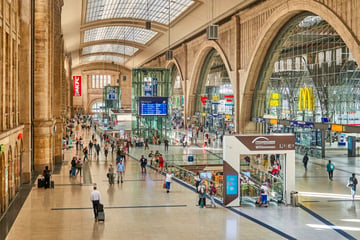 Leipzig: Rekord deutlich geknackt! So viele Besucher lockte der Leipziger Hauptbahnhof 2024 an