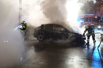 München: Feuerteufel unterwegs? Autos in München brennen lichterloh