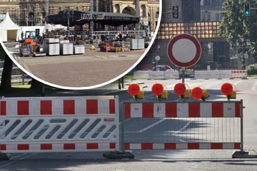 Dresden: Wegen Aufbau-Arbeiten fürs Dresdner Stadtfest: Hier ist der Verkehr ab heute unterbrochen