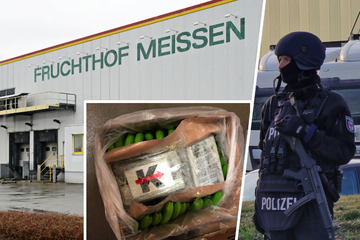 Dresden: Versteckt unter Bananen nach Meißen: Halbe Tonne Kokain im Fruchthof gestrandet