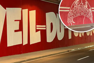 Tunnel komplett umgestaltet: Hier haben sich Leipziger Fußballfans ausgetobt