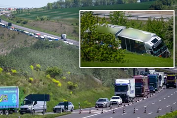 Unfall A4: Stau-Alarm auf A4 in Thüringen: Lange Wartezeiten bei Weimar und Jena
