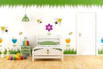 familienratgeber: Die Kinderzimmer-Wandgestaltung gelingt mit diesen Farb- und Deko-Tipps
