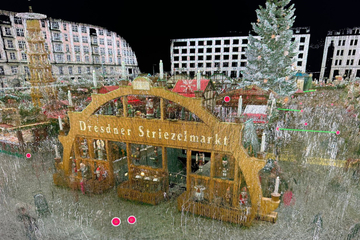 Google: Striezel View? Dresdens Weihnachtsmarkt bekommt einen digitalen Zwilling