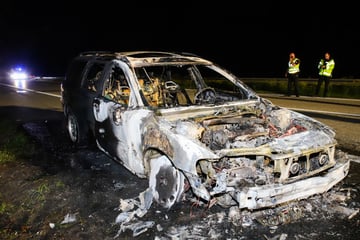 Unfall A23: Auto geht auf der A23 in Flammen auf: Insassen können sich retten