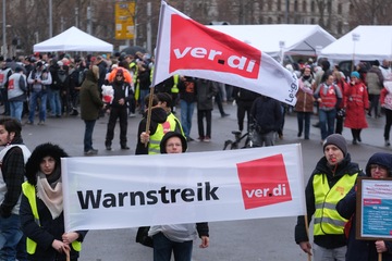 Dresden: Im öffentlichen Dienst: Verdi kündigt Warnstreiks in Sachsen an