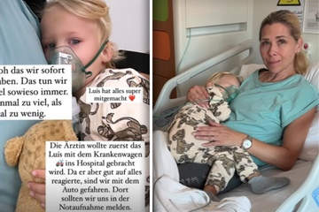 Tanja Szewczenko in großer Sorge: Sohn Luis (2) muss ins Krankenhaus - "Er hat geweint und sich gewehrt"