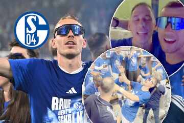 Feiert sich Schalke-Held Dzeko hier zur Unterschrift? "Werde den heute mega abfüllen"